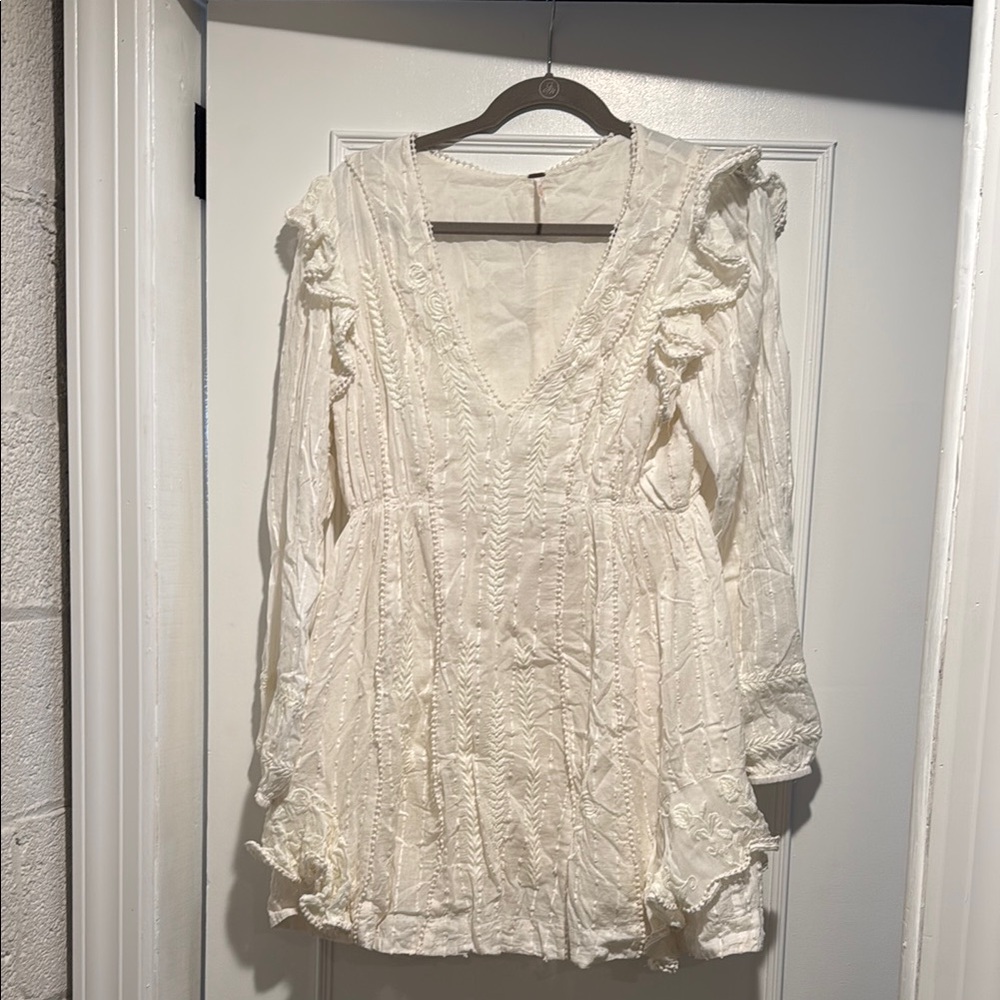 Free People White Lace Dress